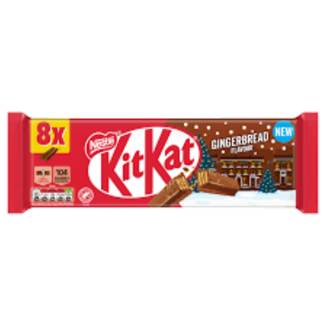 NESTLE KITKAT GINGERBREAD 165.6G 8PACK